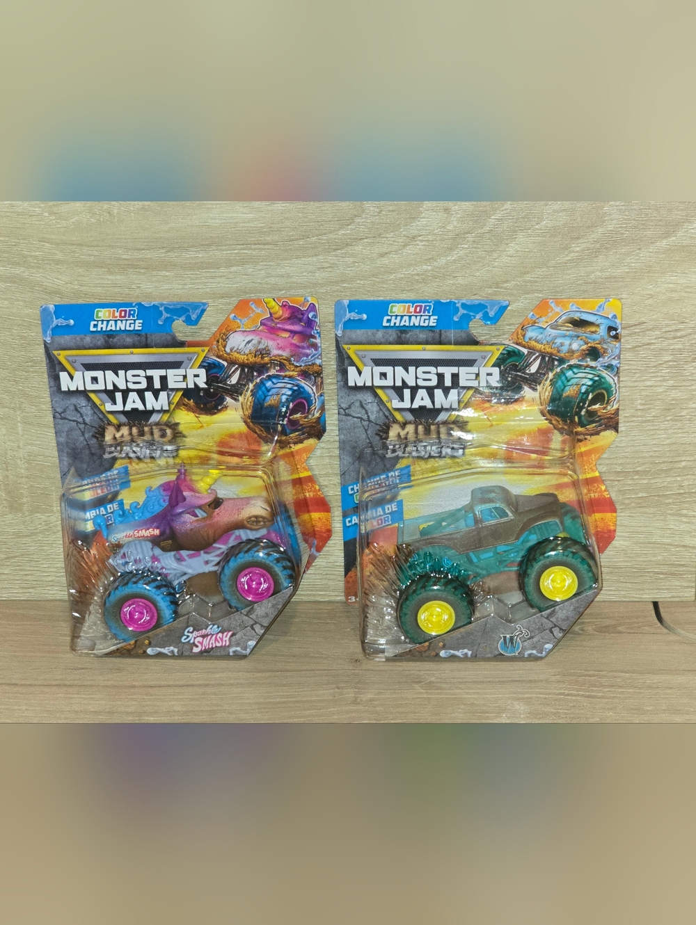 NWT Monster Jam Color Changing Trucks